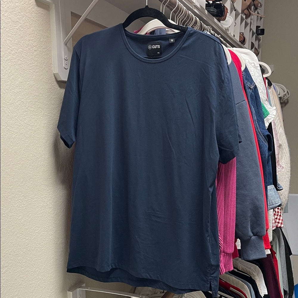Cuts Clothing Navy Short Sleeve Tee